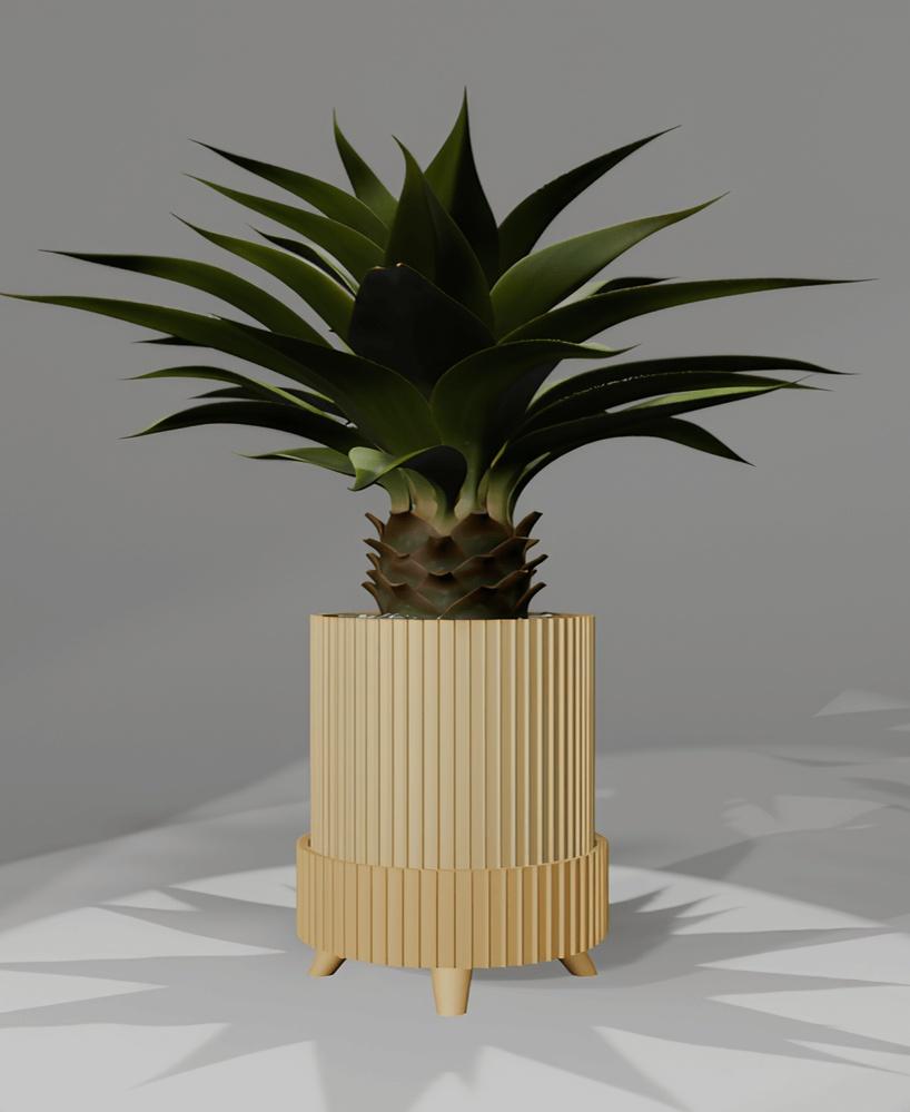 Planter with Legs Ascend - Planter 3d model