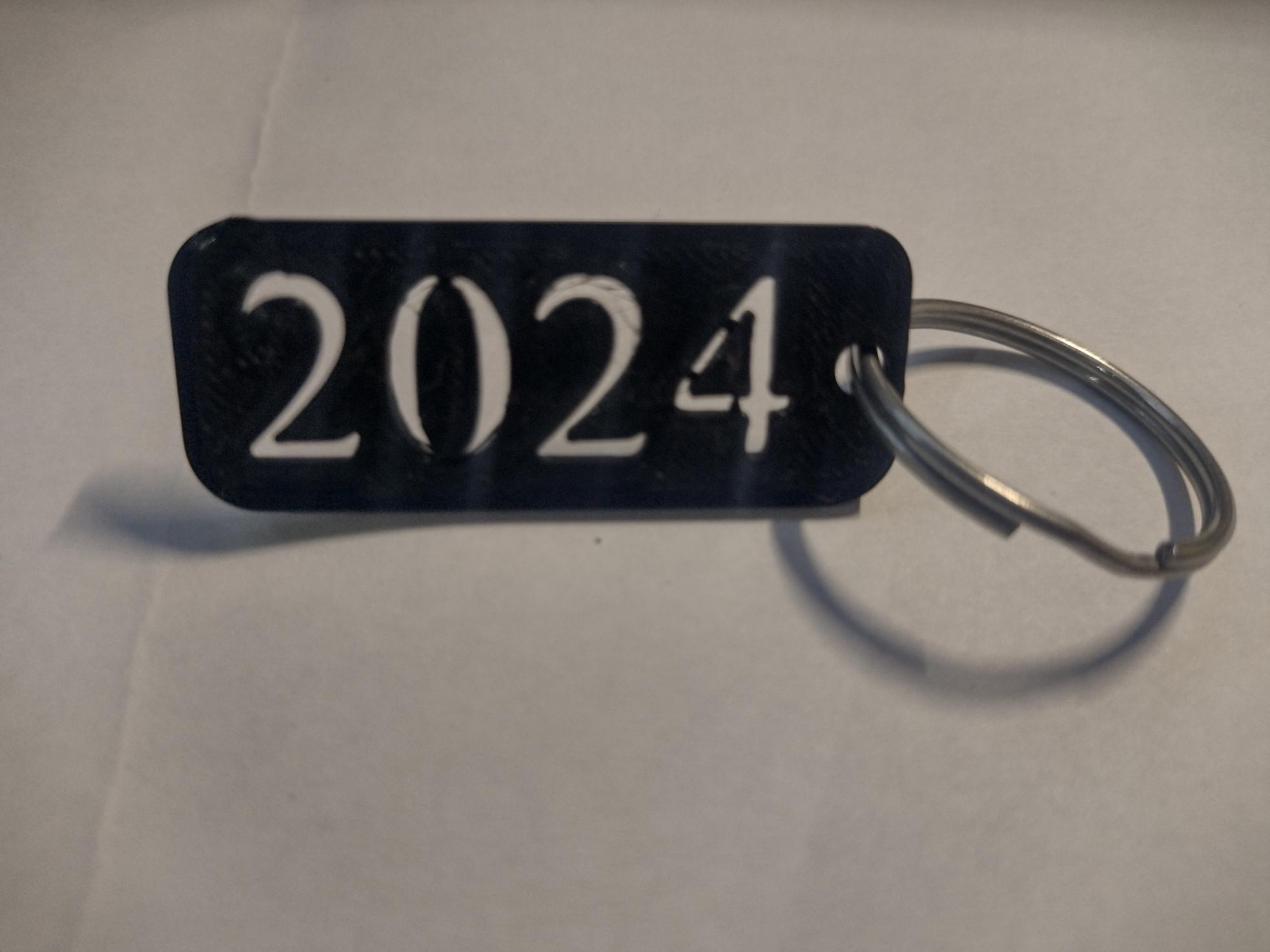 Keyring 2024.stl 3d model