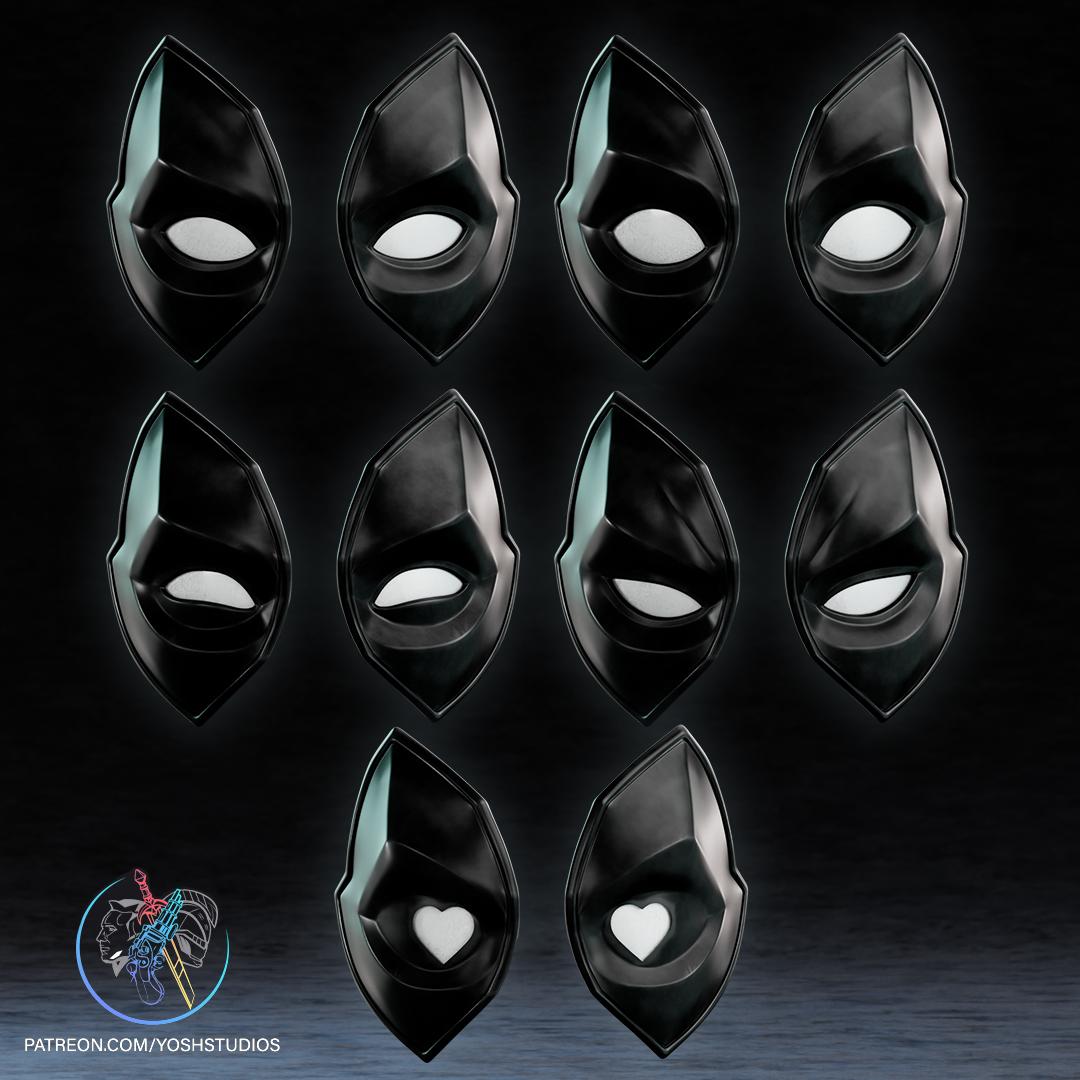 MCU Ladypool Mask 3D Printer STL 3d model