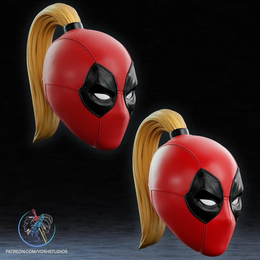 MCU Ladypool Mask 3D Printer STL 3d model