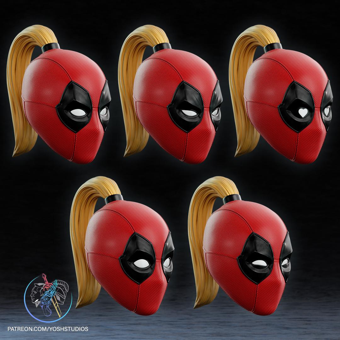 MCU Ladypool Mask 3D Printer STL 3d model