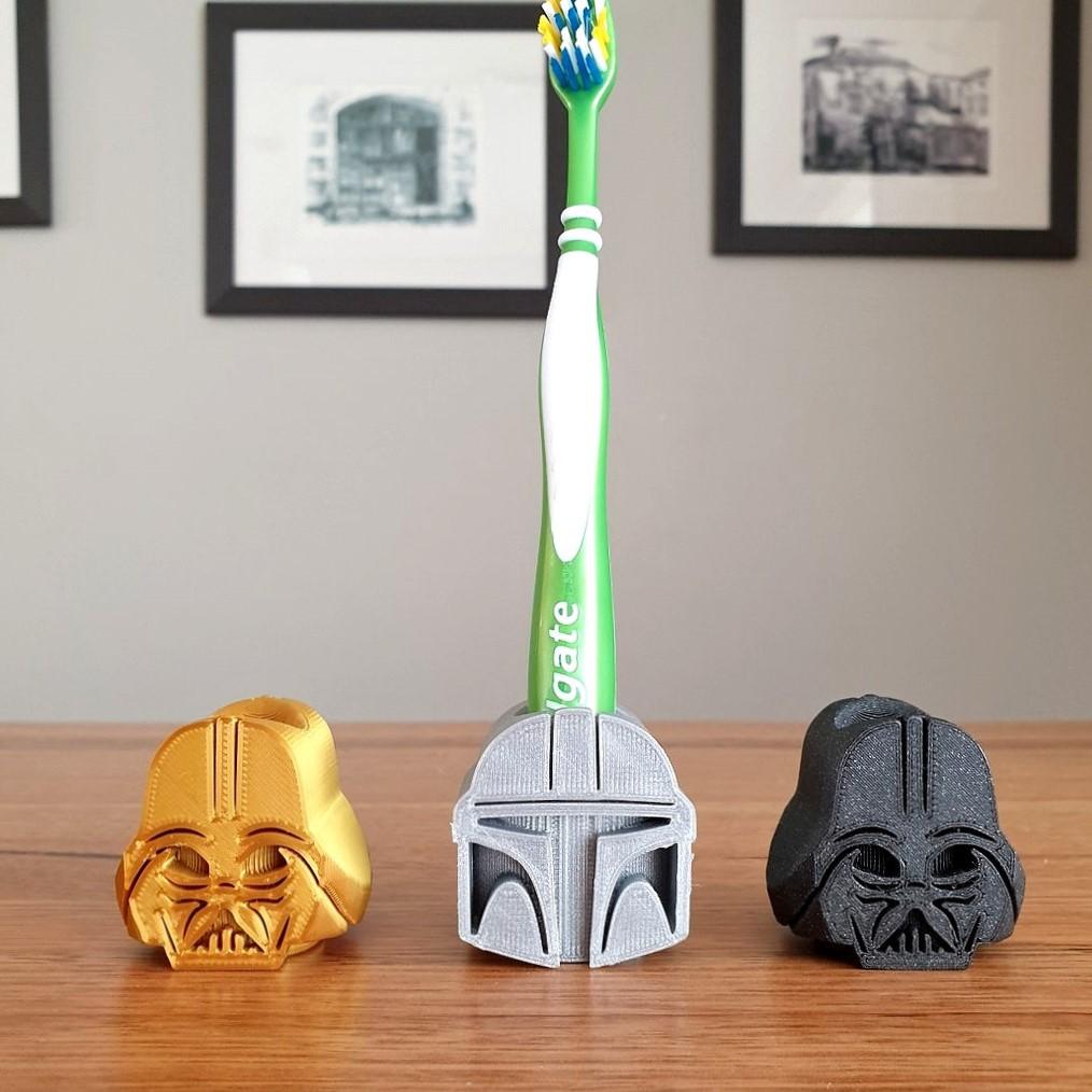 Mandalorian toothbrush holder 3d model