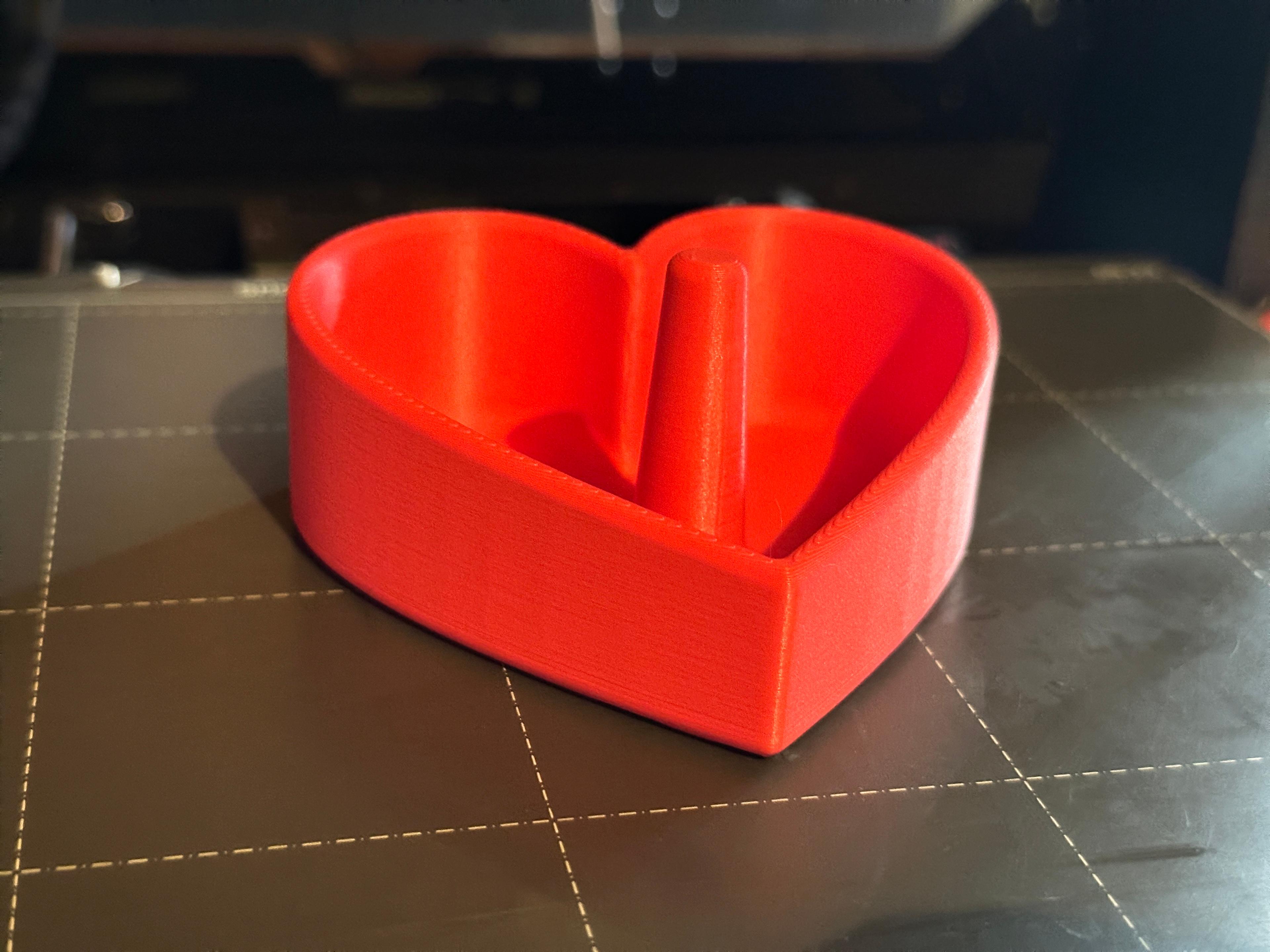 Heart Ring Holder Remix 3d model