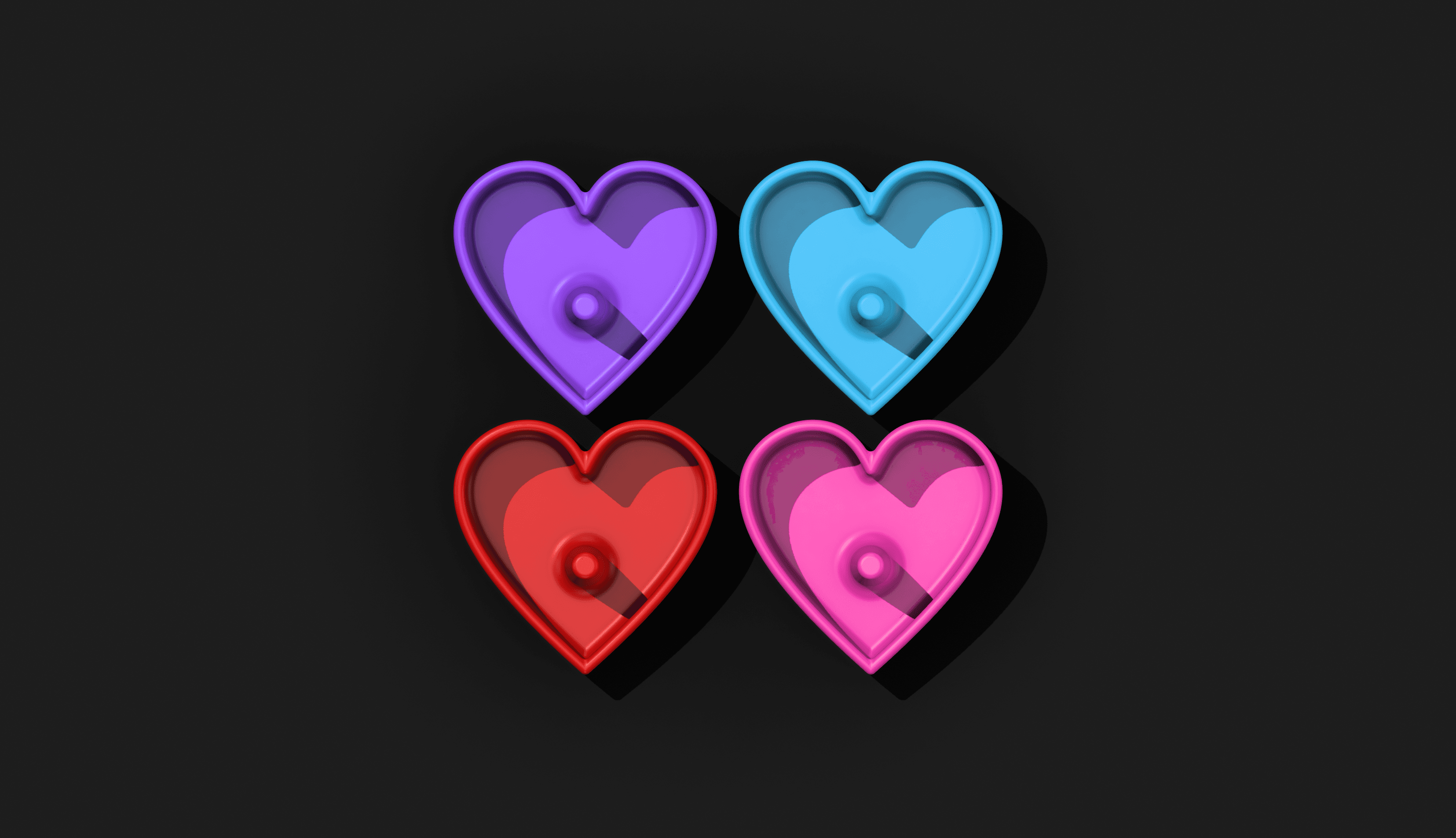 Heart Ring Holder Remix 3d model