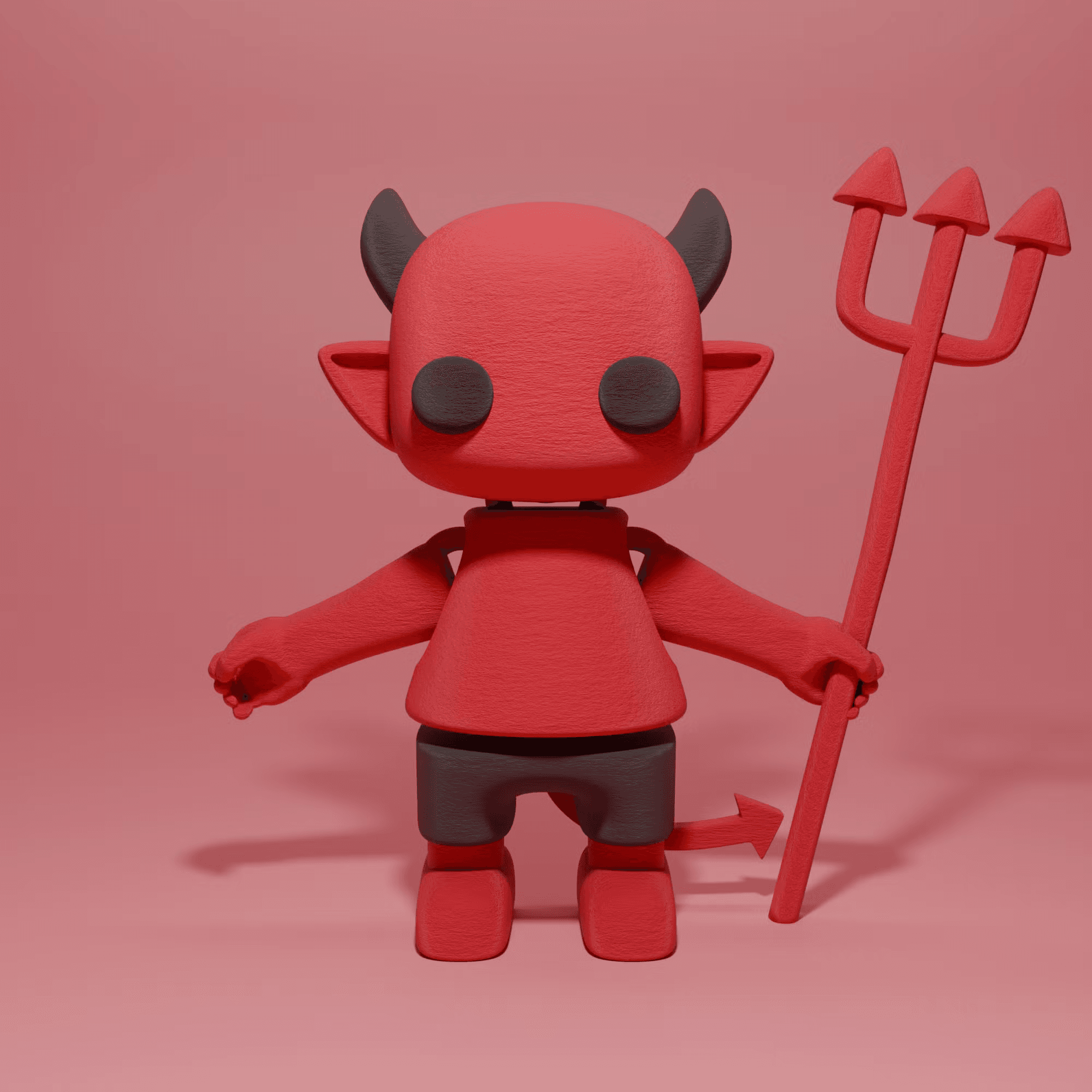 3D Printable Articulated Demon STL Files 3d model