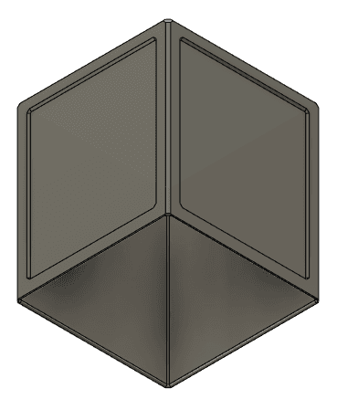 SQUARE KLEENEX BRAND BOX COVER v1.step 3d model