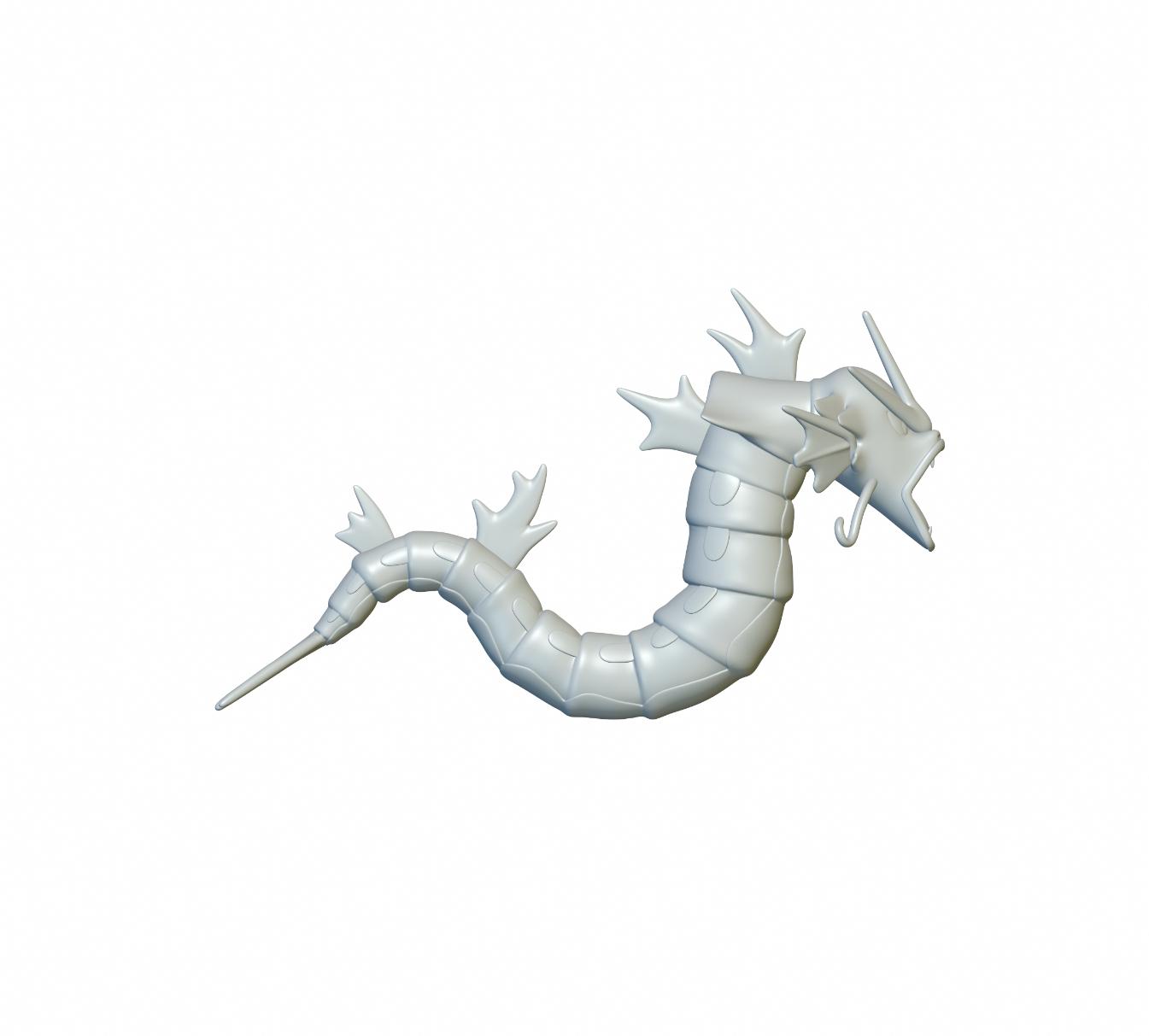 Pokemon Gyarados #130 - Optimized for 3D Printing 3d model