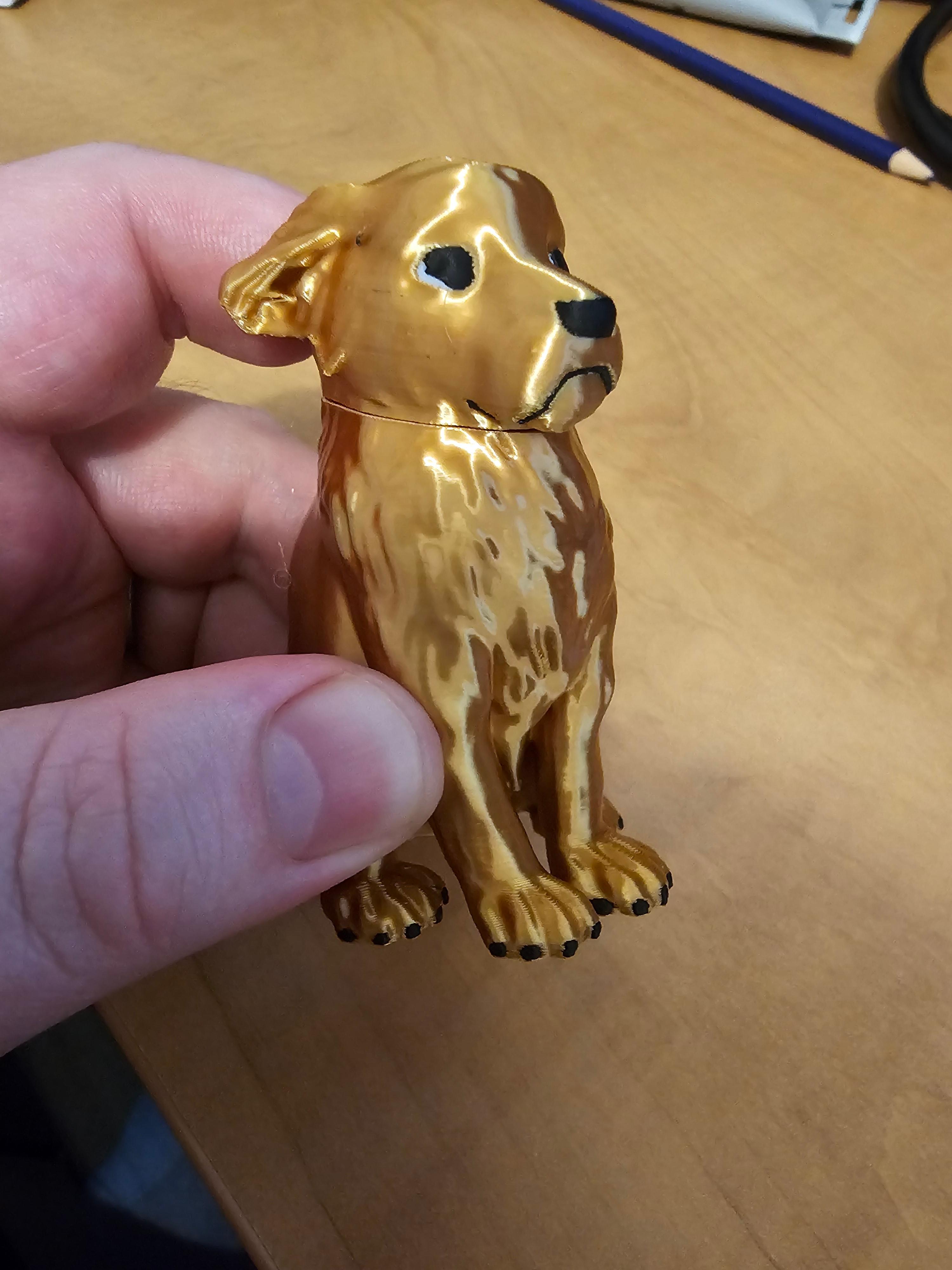 Golden Retriever (original) - Multiple Color Variants (for AMS) 3d model