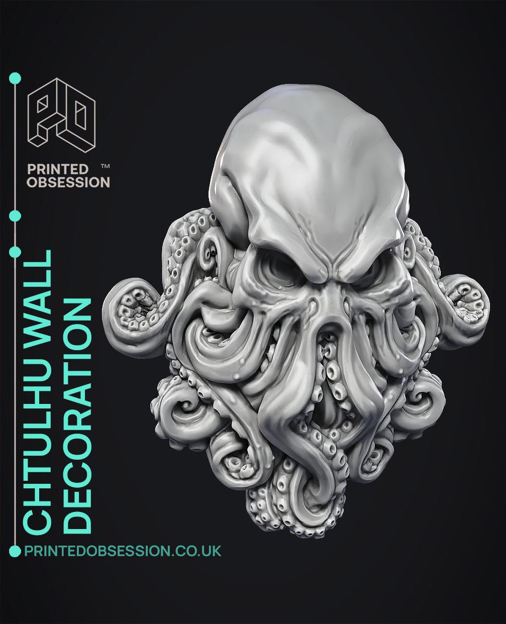 Cthulhu - Wall Decoration 3d model