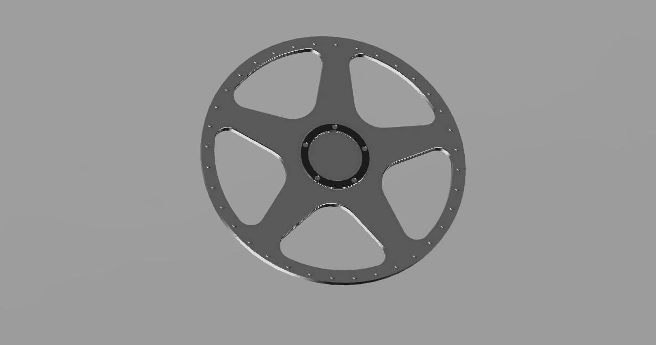 Power WHeels Rims 3d model