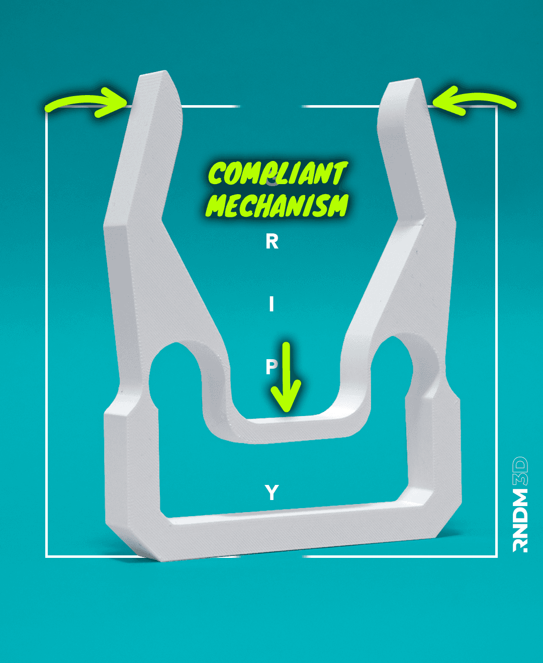 Grippy - Compliant Gripper *by RNDM3D* 3d model