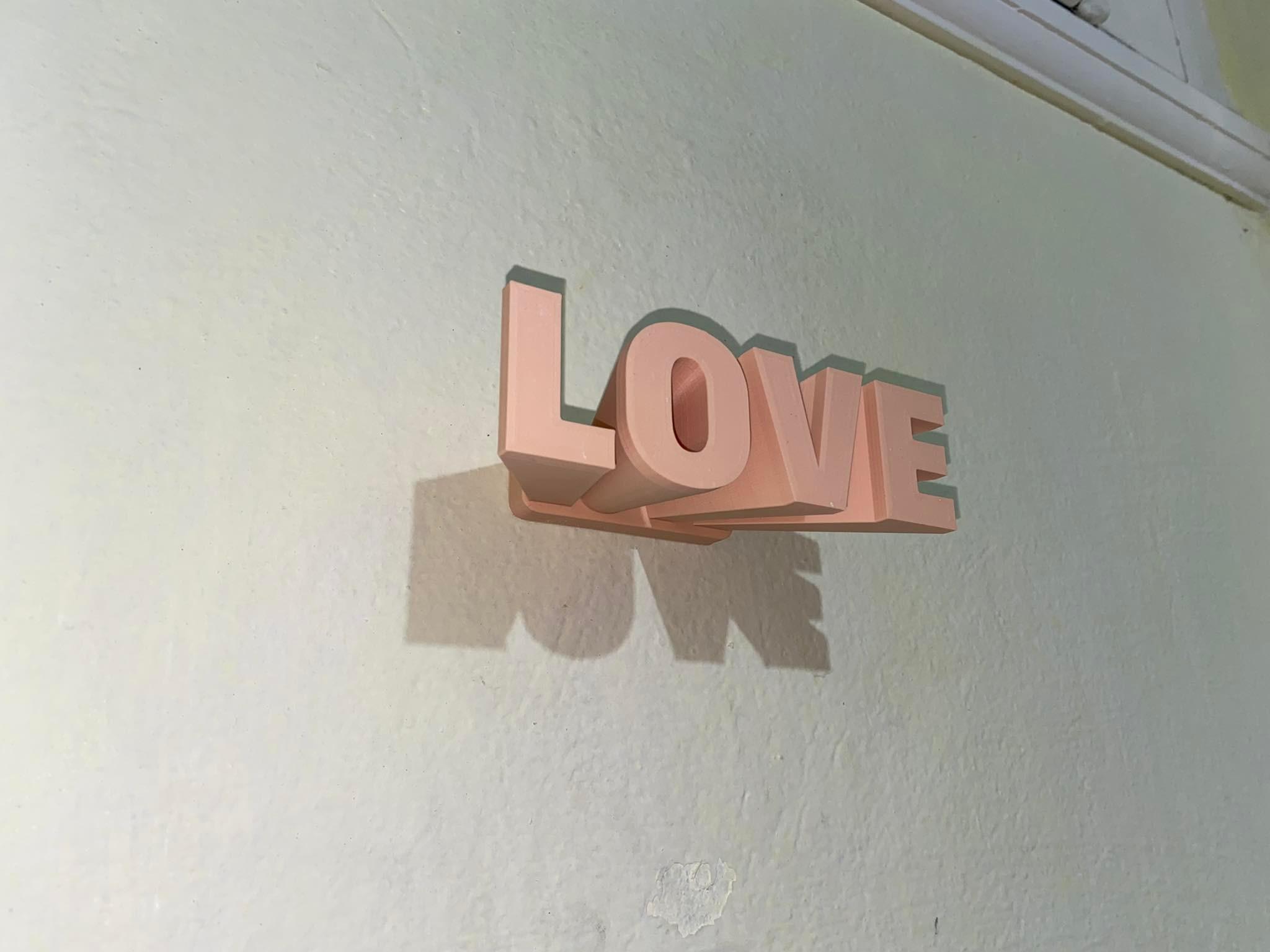 3D LOVE FOR VALENTINE'S DAY 3d model