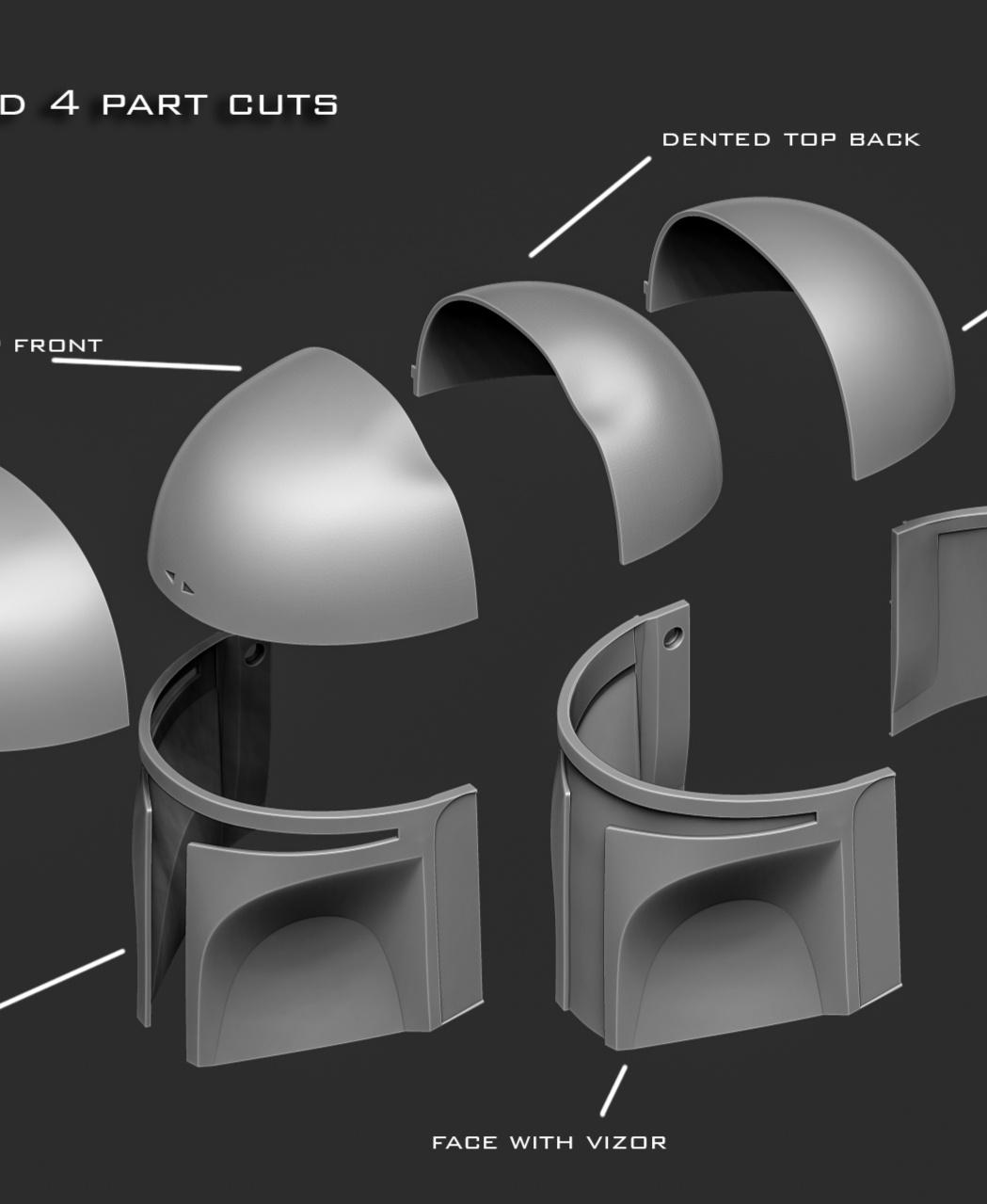 Jango Fett helmet 3d model