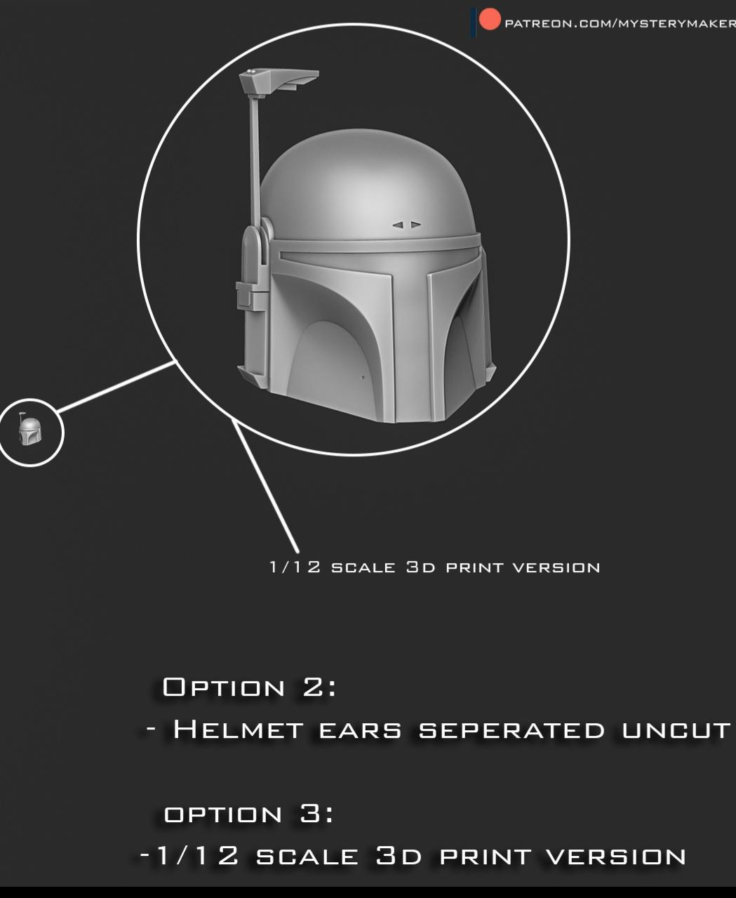 Jango Fett helmet 3d model