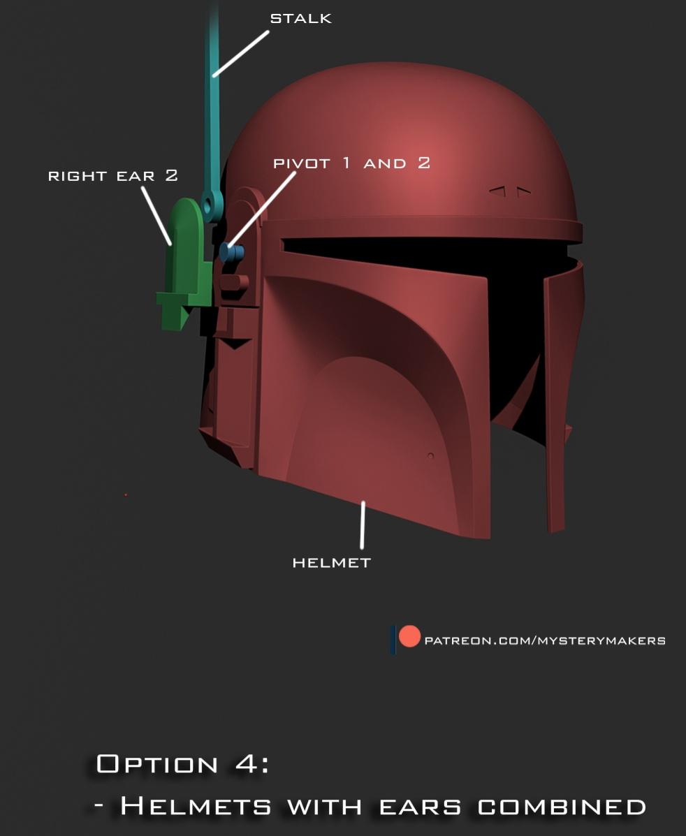 Jango Fett helmet 3d model