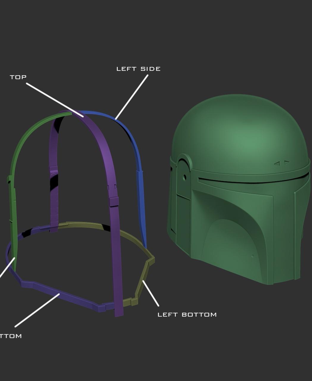 Jango Fett helmet 3d model