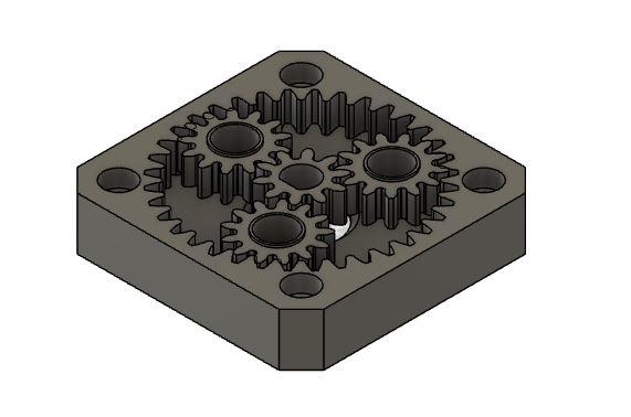 NEMA17 blinds motor 3d model