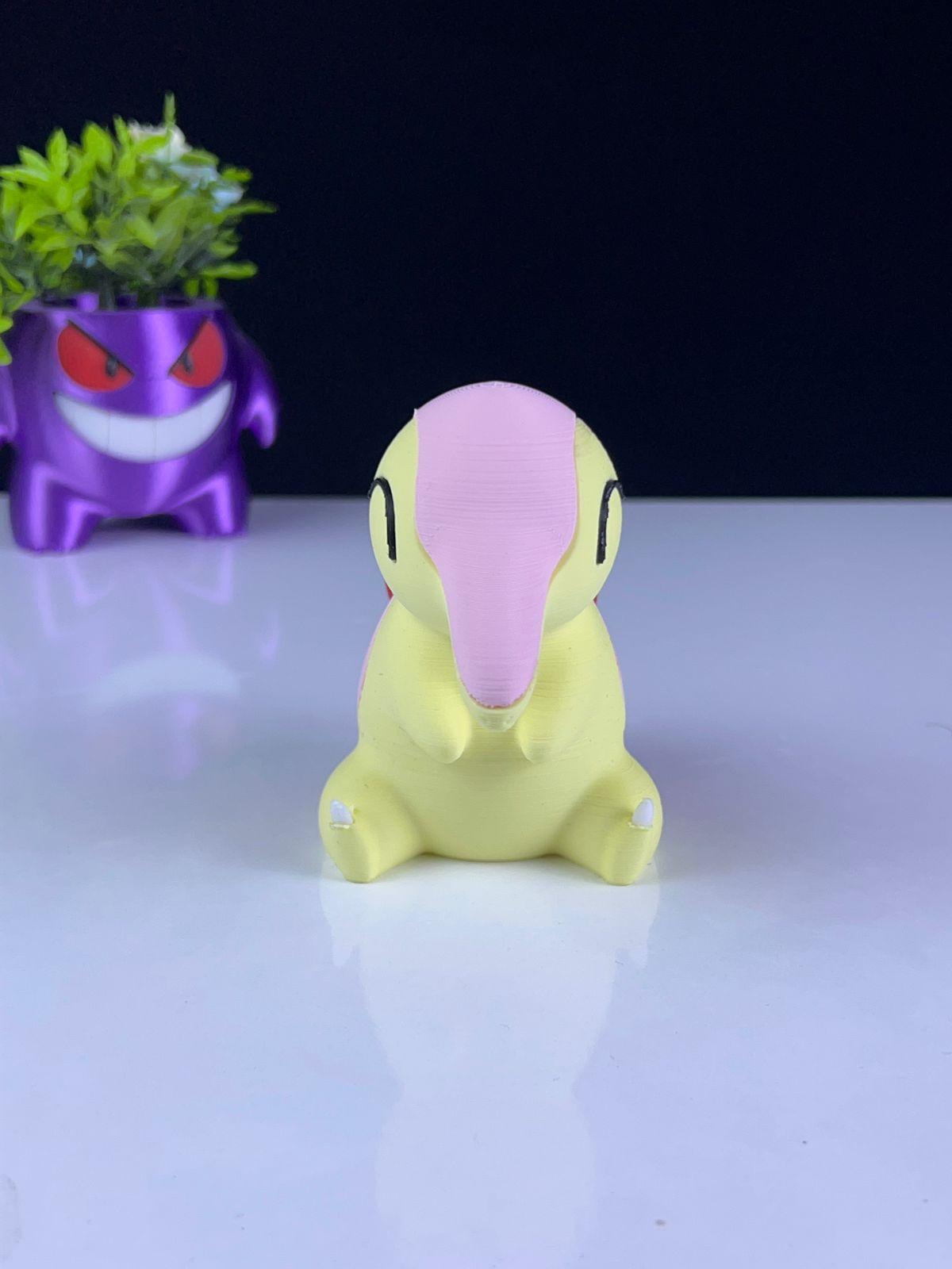 Floral Cyndaquil Gift for your Wife / Husband - Multipart 3d model