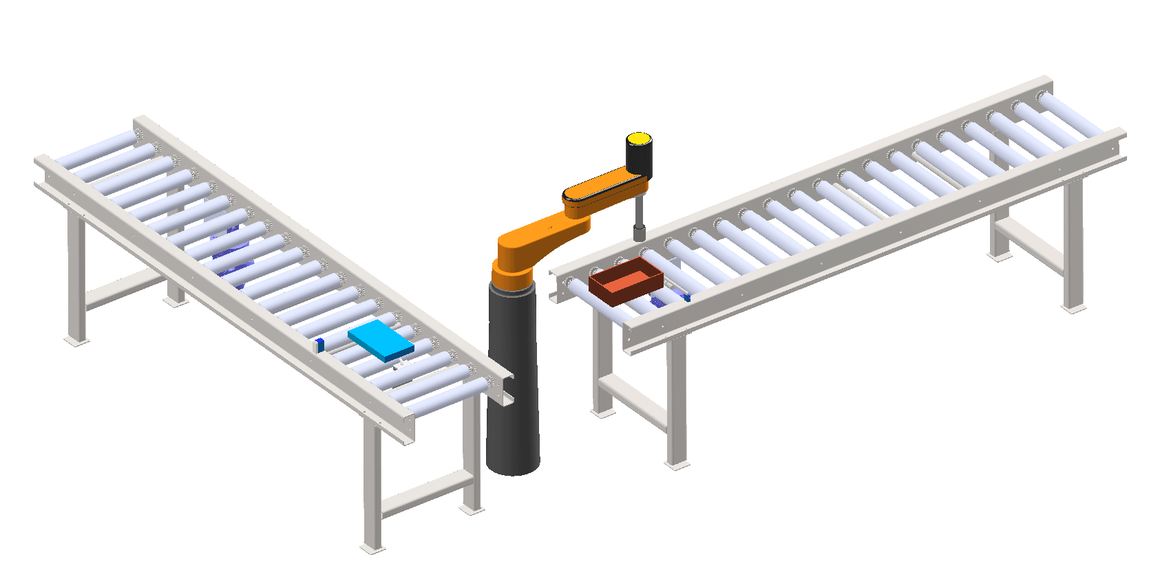 Pick and Place station 3d model