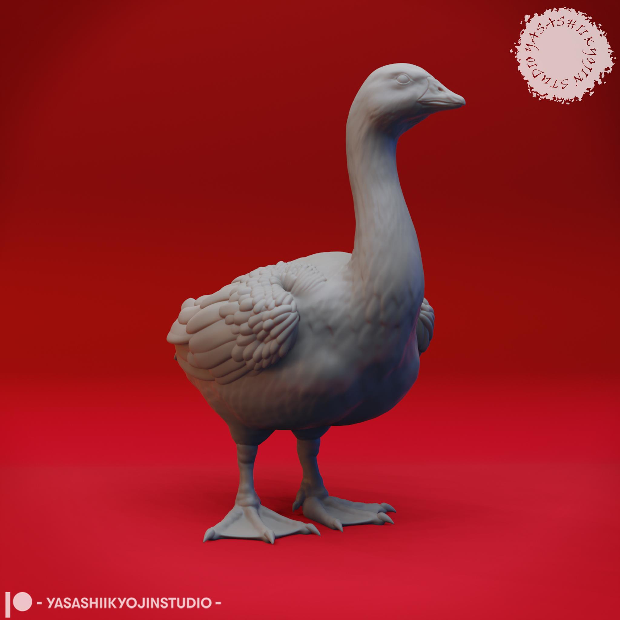 Goose Hydra Bundle - Tabletop Miniature (Pre-Supported) 3d model