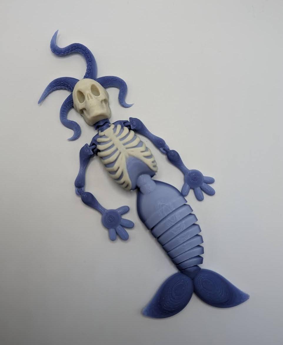 Skeleton Mermaid.stl 3d model