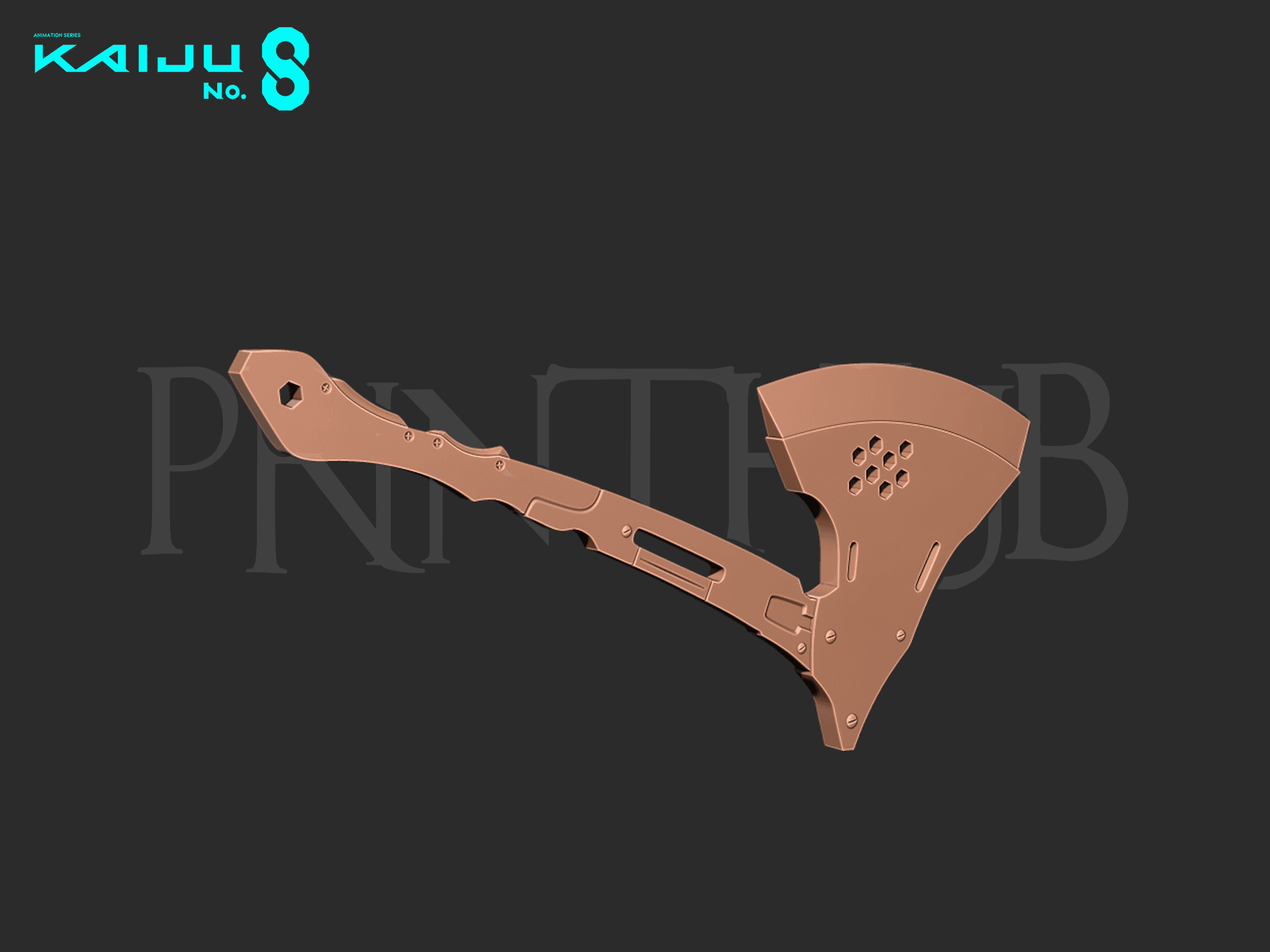 Kaiju No 8 - Kikoru Shinomiya Axe AX-0113 3d model