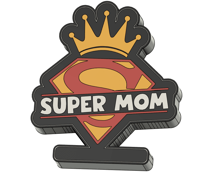 SUPER MOM 3d model