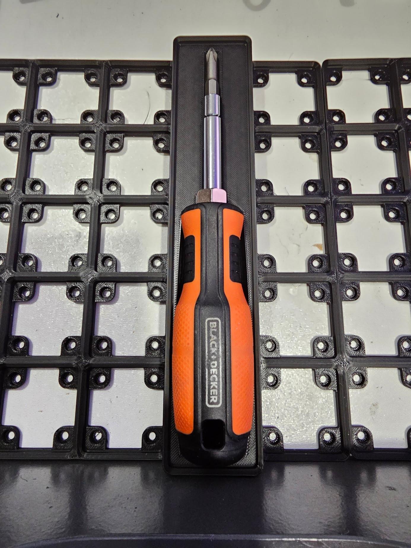 Gridfinity BLACK+DECKER Multibit Screwdriver 3d model