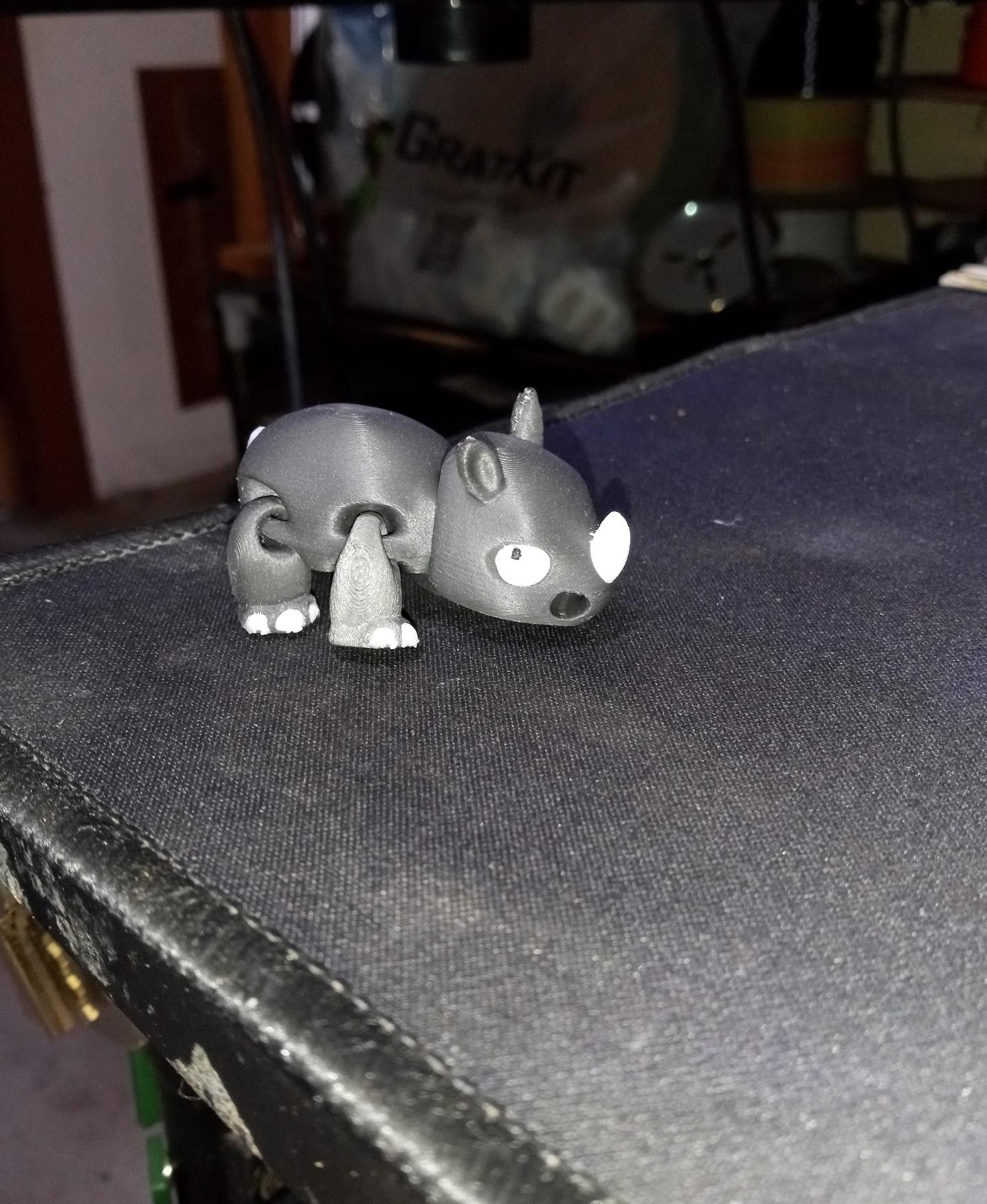 Chibi Rhino Fidget 3d model