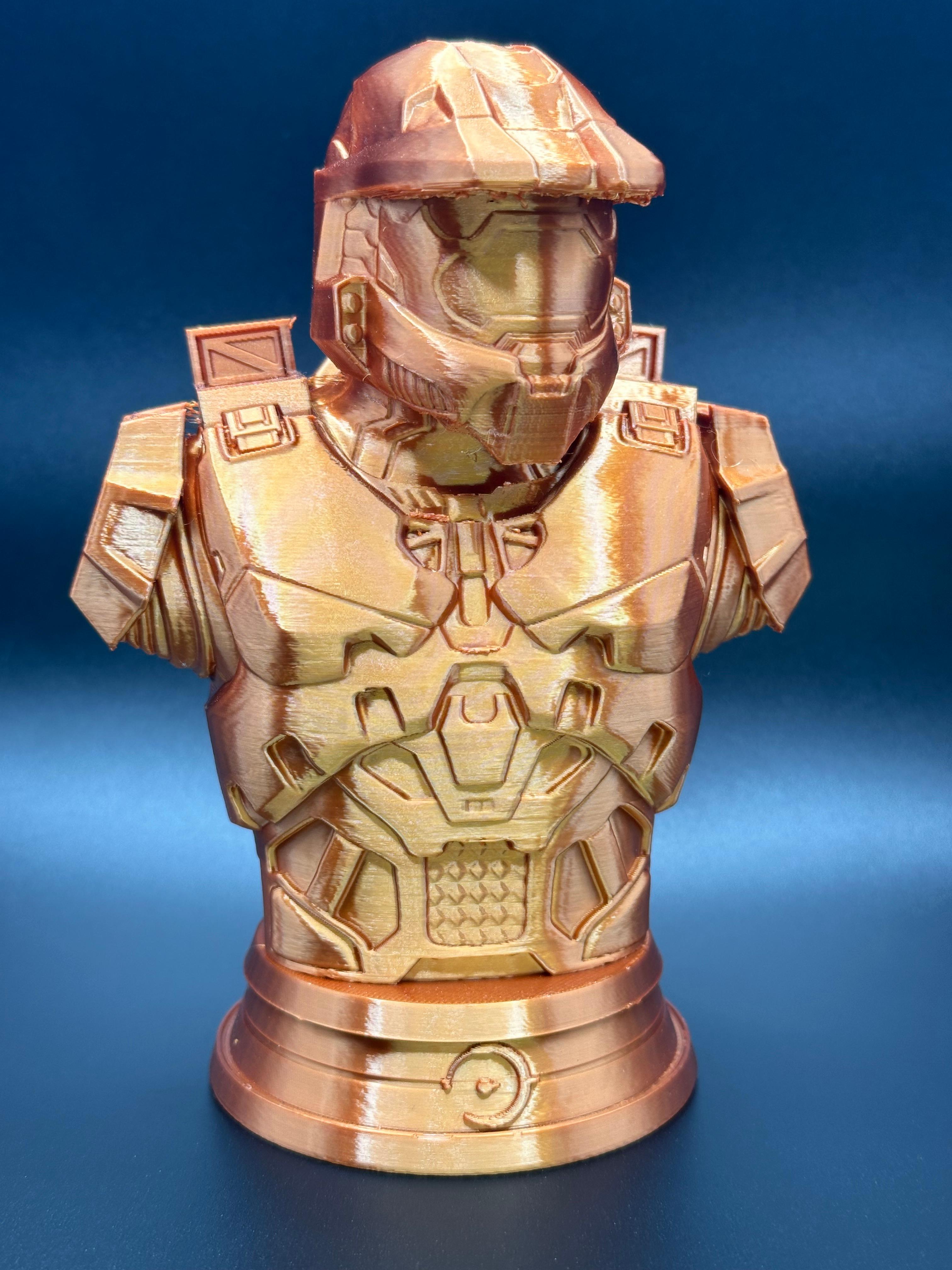 Master Chief Bust - Halo (Pre-Supported) 3d model