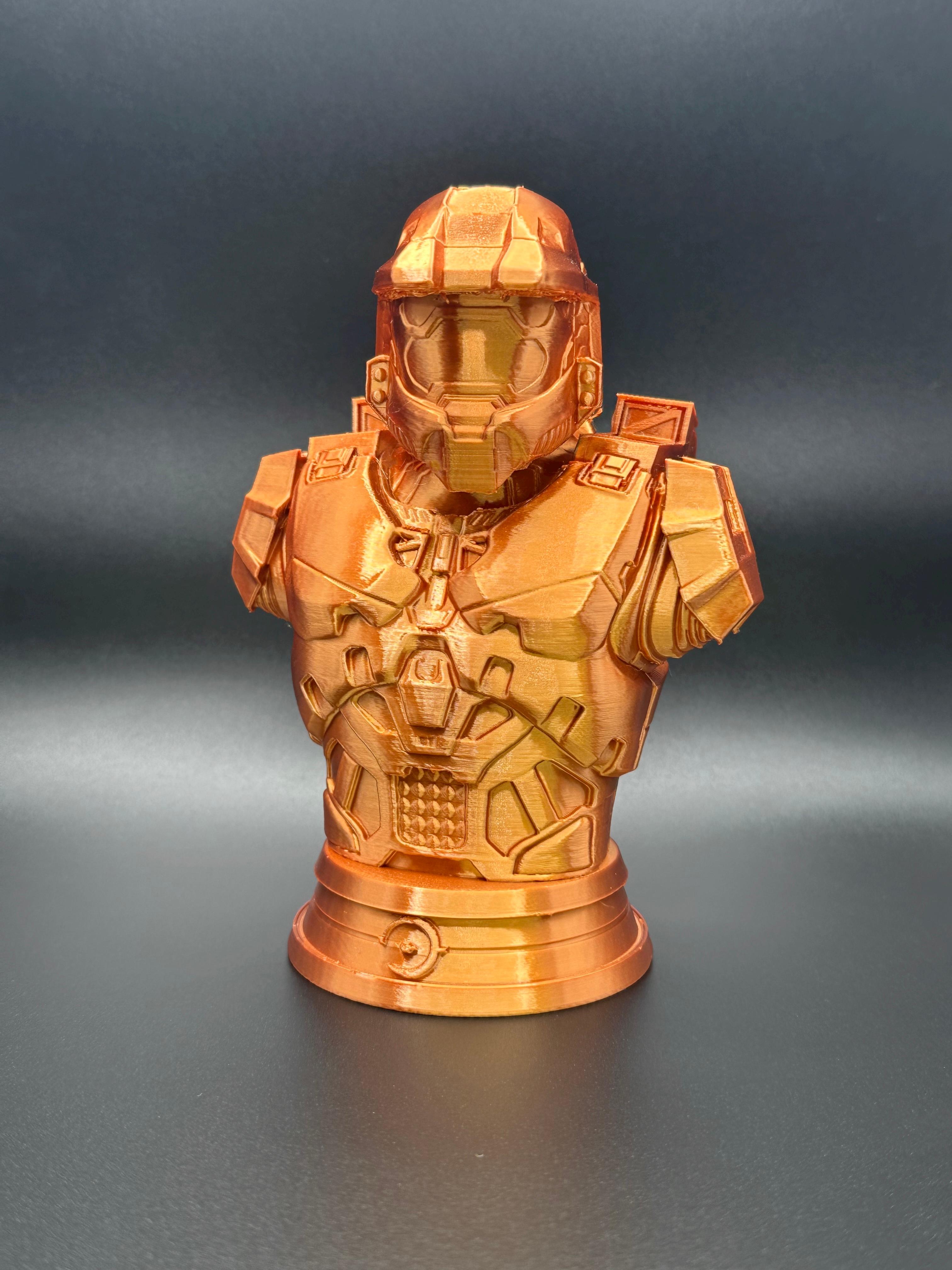 Master Chief Bust - Halo (Pre-Supported) 3d model