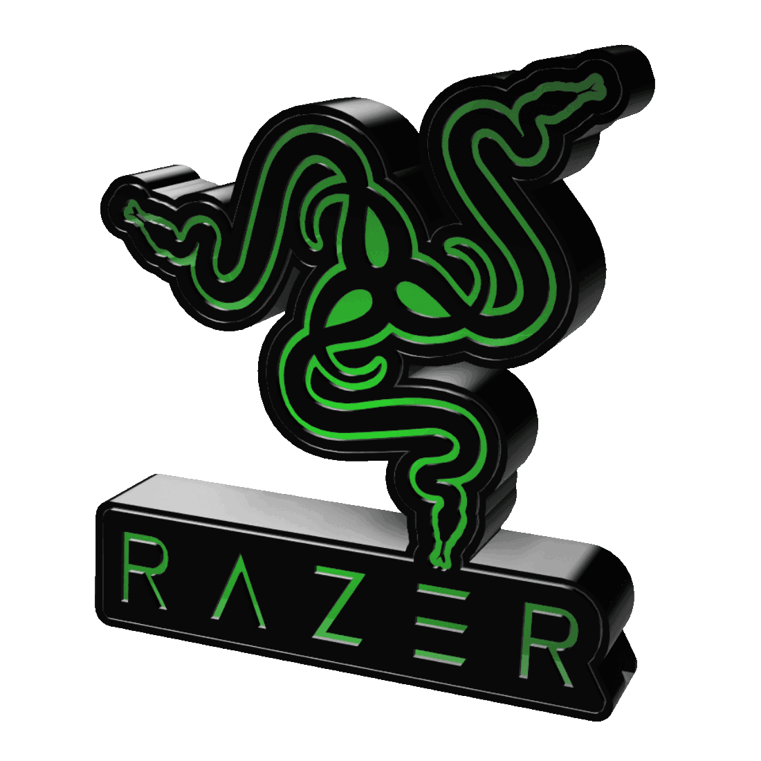 3D Multicolor Lightbox - RAZER 3d model