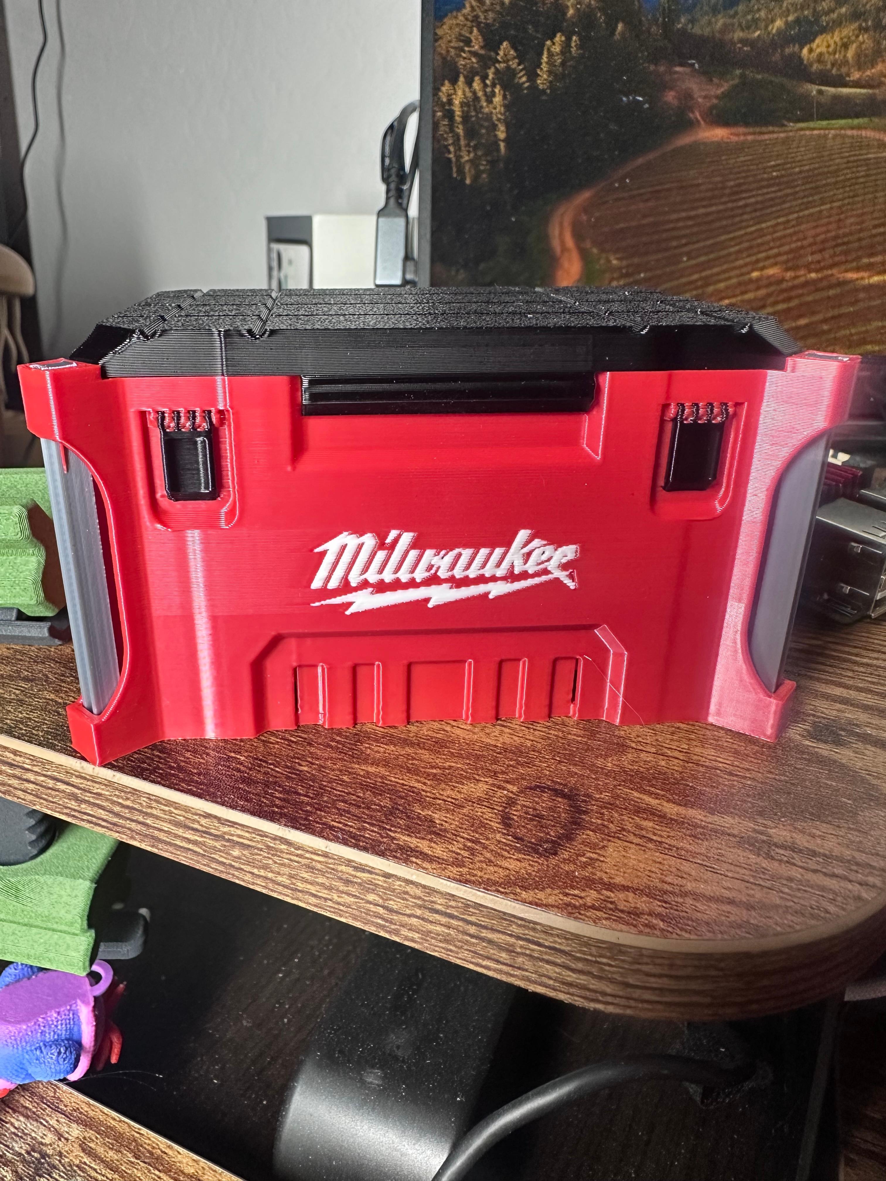 Milwaukee inspired, Packout Boxes, Business Card Display and storage 3d model