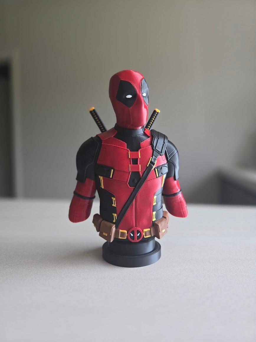 Deadpool bust (Pre-Supported) 3d model