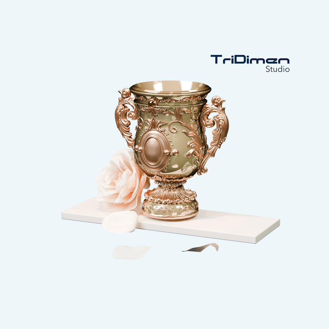 Royal Vase 3d model