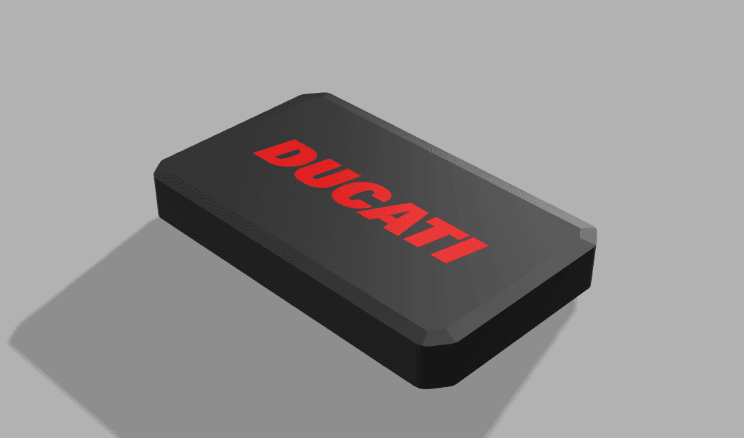 CHIGEE AIO-5 CARPLAY COVER DUCATI EDITION 3d model