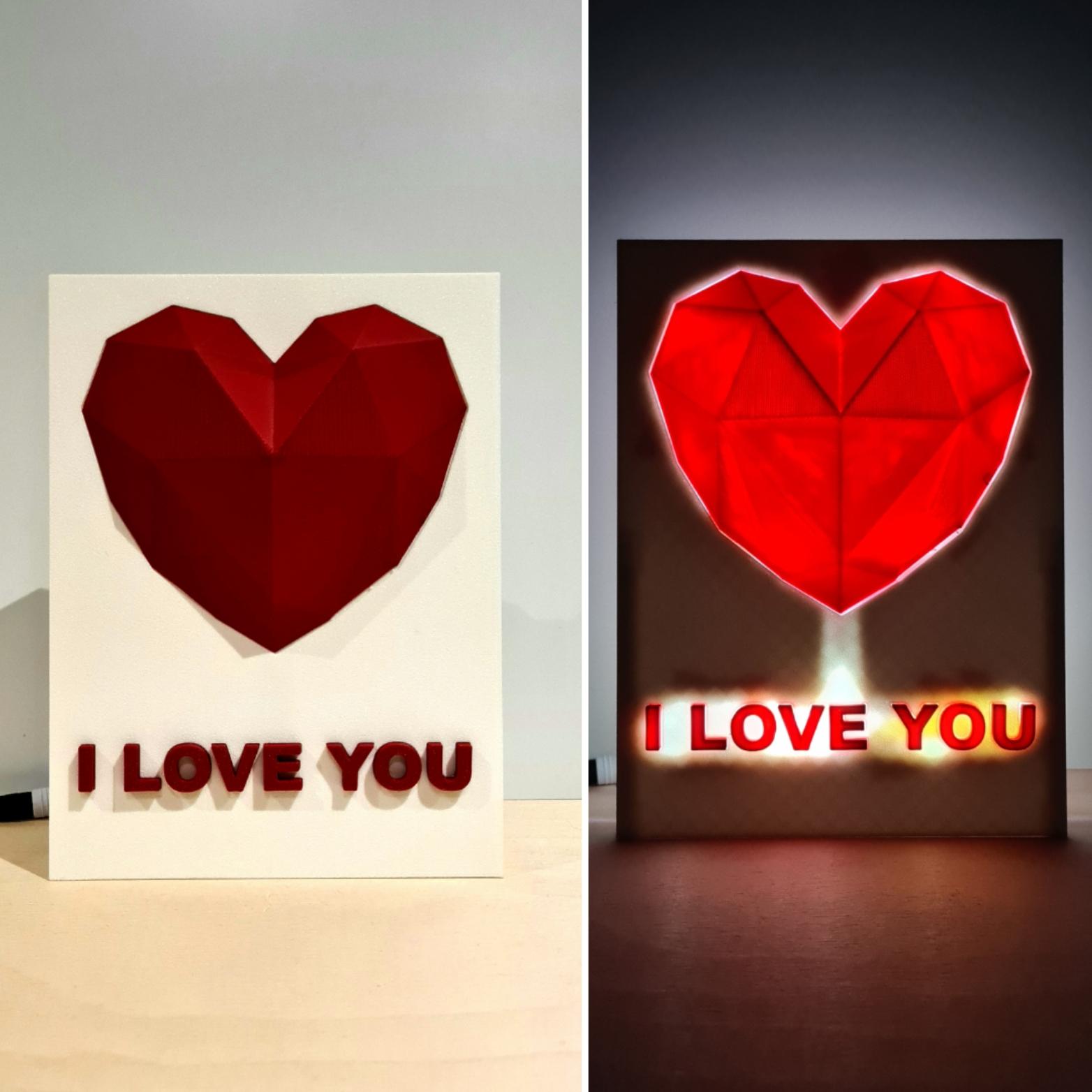 I love you sign 3d model