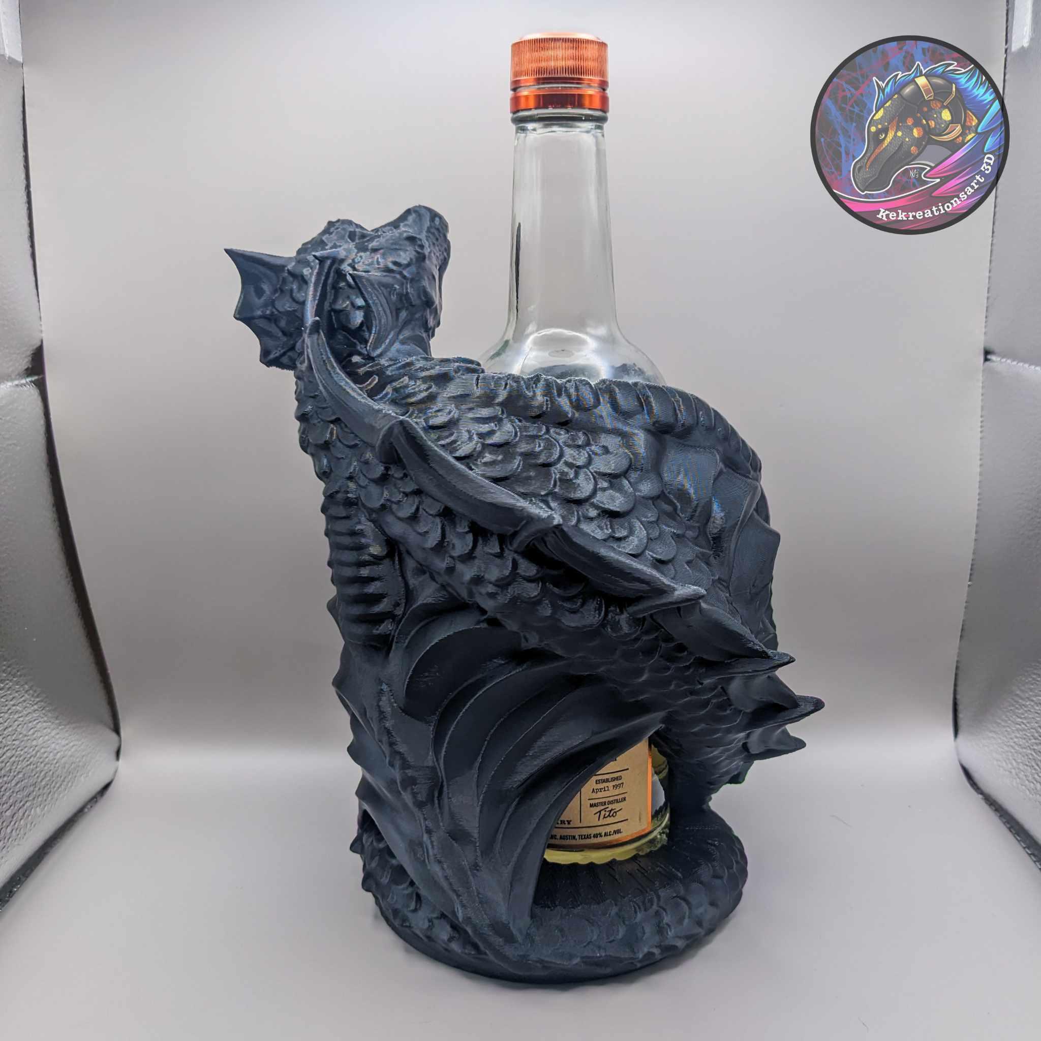 Dragon Wine Bottle Holder 3d model