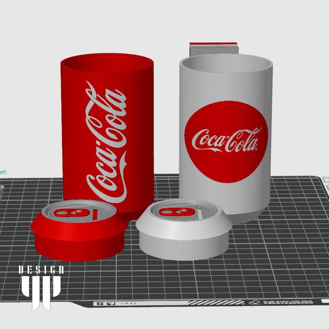 Soda Can Piggy Bank 3d model