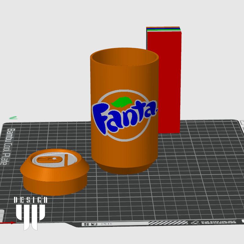 Soda Can Piggy Bank 3d model