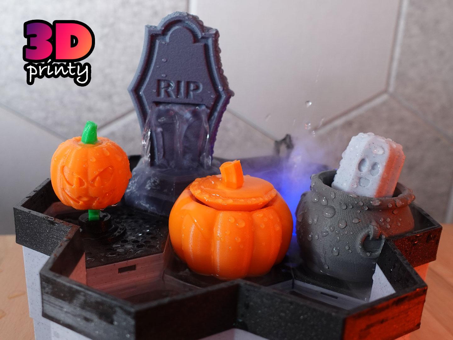 Halloween Fountain Parts 3d model