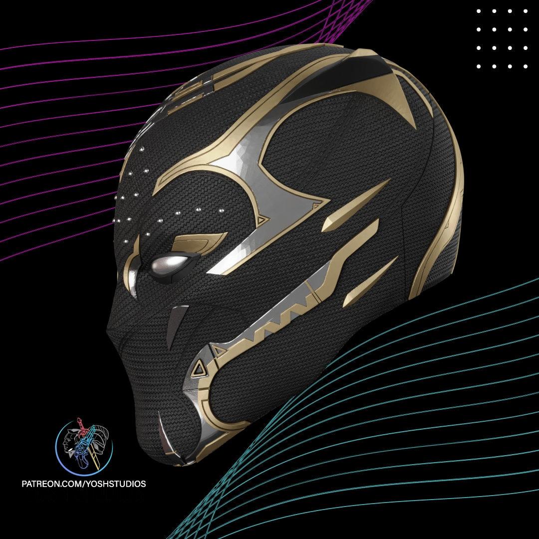 Shuri Black Panther Mask 3d Print File STL Wakanda Forever 3d model