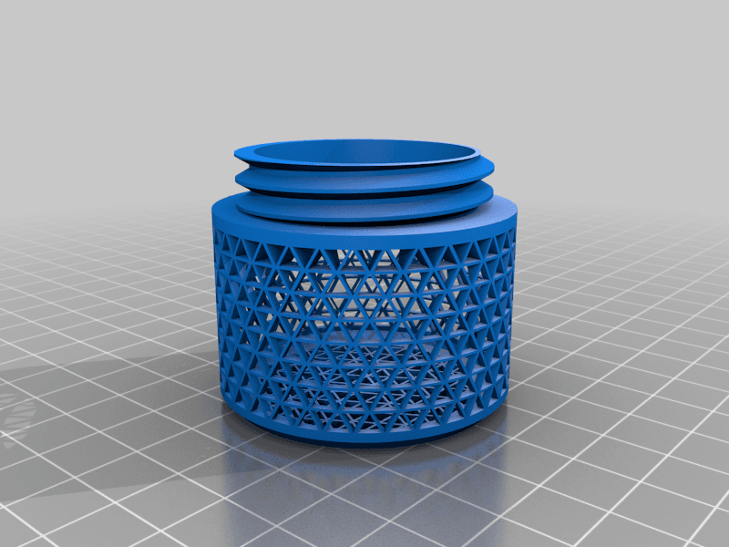 InSpool Dessicant Container for 2mm + beads.  3 Sizes 3d model