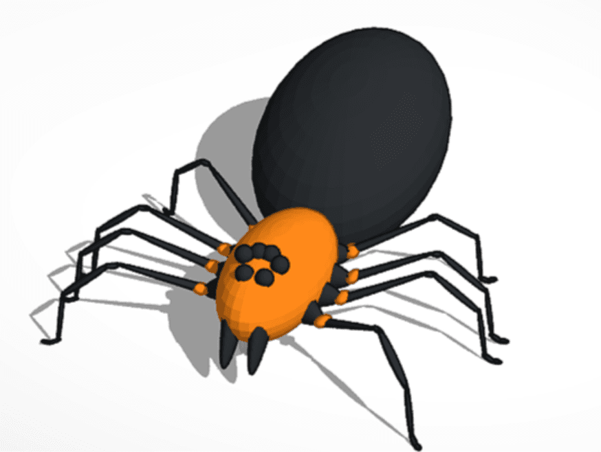 Mr. Spooky Spider 3d model