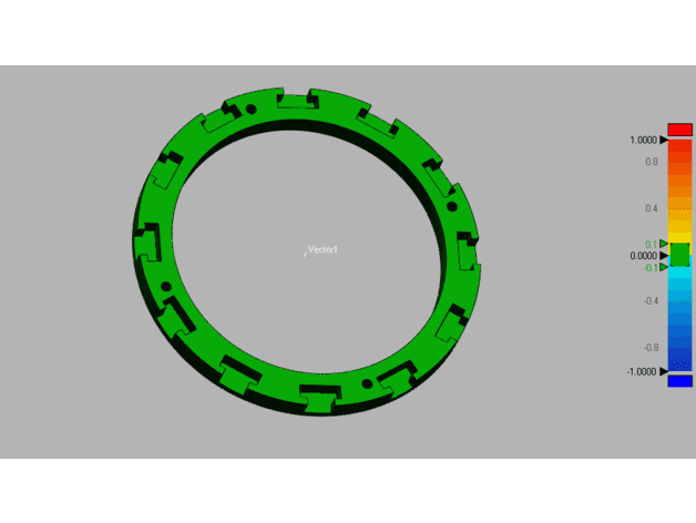 Kinetic Sculpture Reverse Engineered CAD Model 3d model