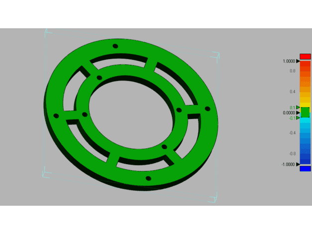 Kinetic Sculpture Reverse Engineered CAD Model 3d model