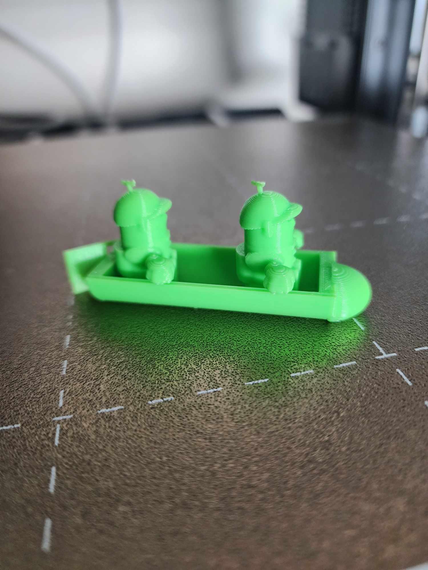 mini town bros in a boat v1.stl 3d model