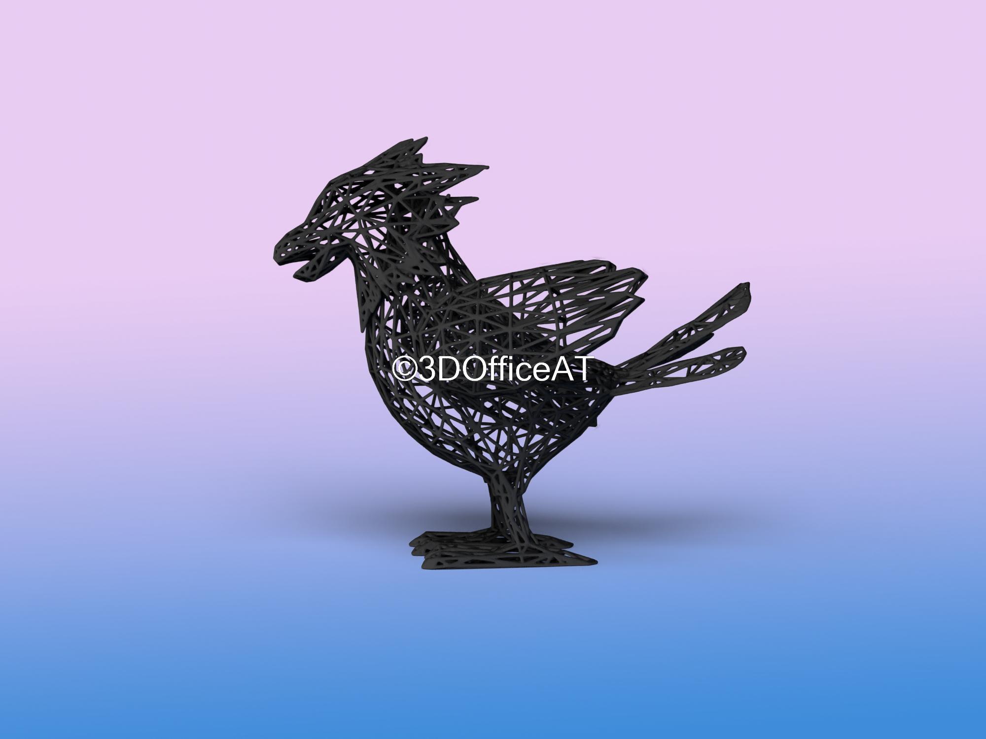 021 Spearow Pokemon Wiremon Figure 3d model