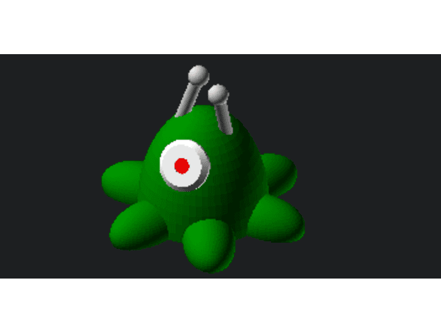 Brain Slug (animated) 3d model