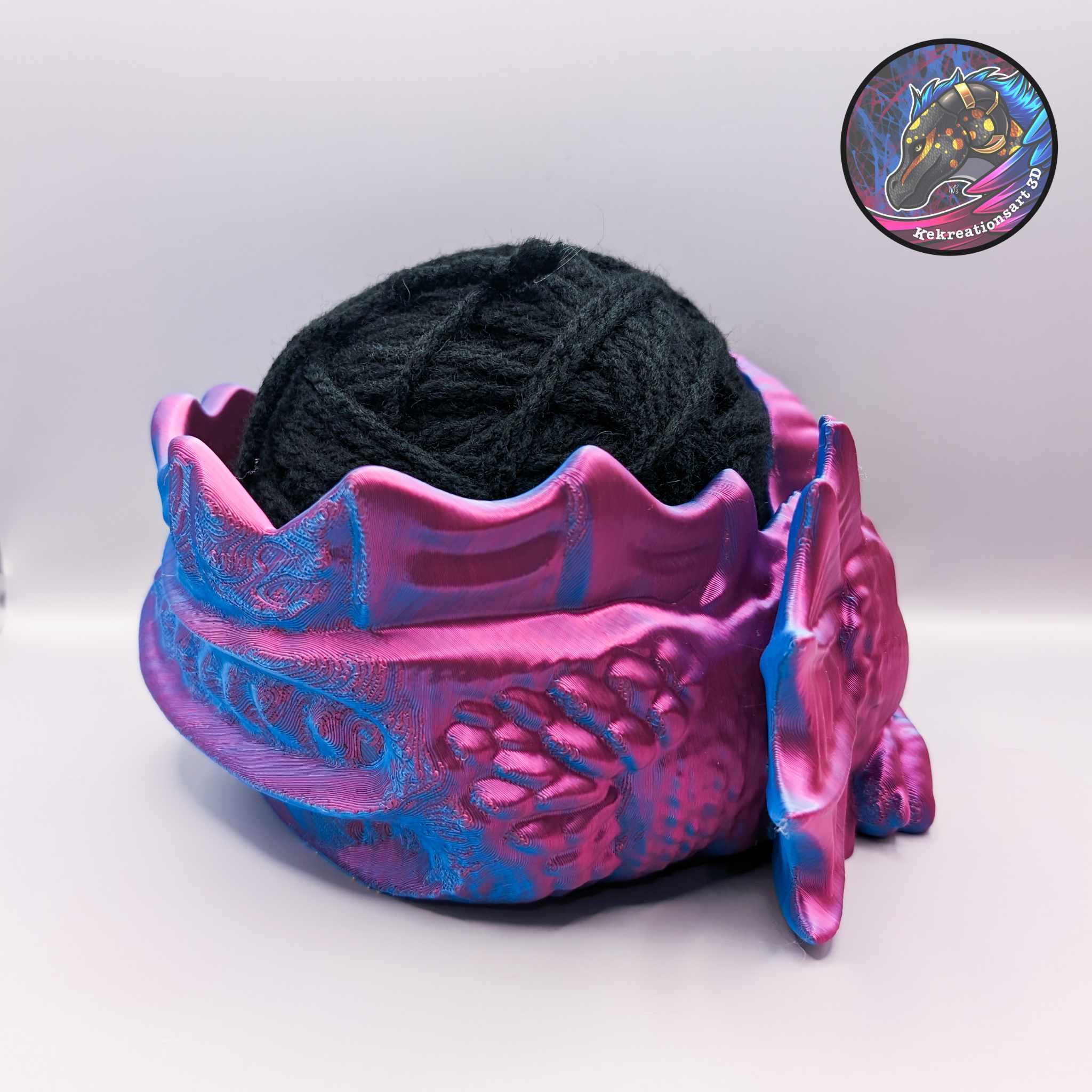 Dragon Yarn Bowl 3d model